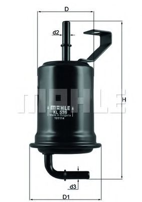Топливный фильтр KNECHT/MAHLE KL 536