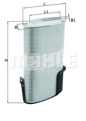 Воздушный фильтр KNECHT/MAHLE LX 1009/6