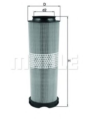 Воздушный фильтр KNECHT/MAHLE LX 1020