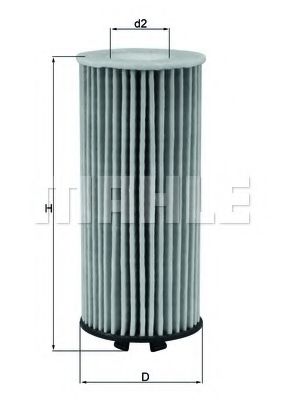 Масляный фильтр KNECHT/MAHLE OX 815D