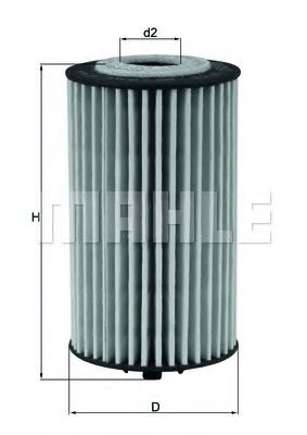 Масляный фильтр KNECHT/MAHLE OX 978D Масляный фильтр KNECHT/MAHLE OX 978D