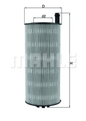 Масляный фильтр KNECHT/MAHLE OX 423/9D