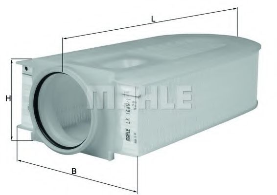 Воздушный фильтр KNECHT/MAHLE LX 1686/1