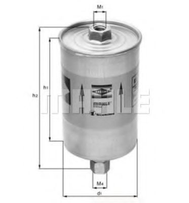 Топливный фильтр KNECHT/MAHLE KL 184