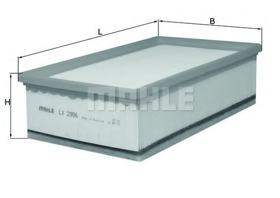 Воздушный фильтр KNECHT/MAHLE LX 2996