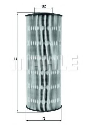 Масляный фильтр KNECHT/MAHLE OX 168D