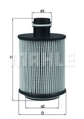 Масляный фильтр KNECHT/MAHLE OX 559D