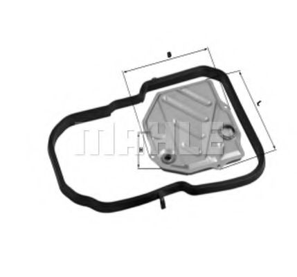Фильтр автоматической коробки передач KNECHT/MAHLE HX 45