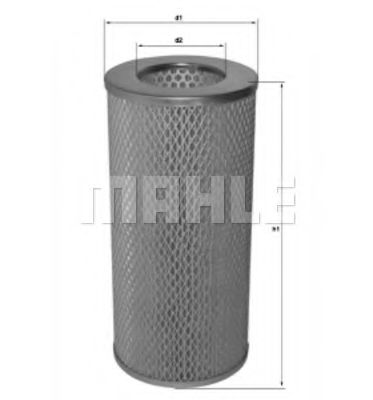 Воздушный фильтр KNECHT/MAHLE LX 941