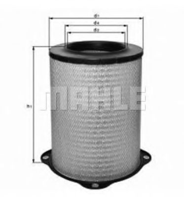 Воздушный фильтр KNECHT/MAHLE LX 832