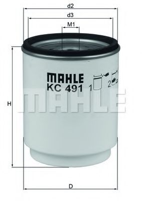 Топливный фильтр KNECHT/MAHLE KC 491D