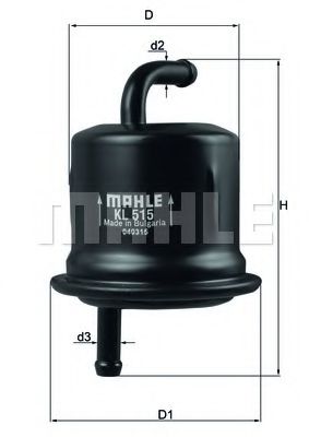 Топливный фильтр KNECHT/MAHLE KL 515