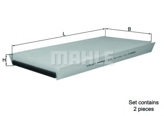 Фильтр салона KNECHT/MAHLE LA 173/S