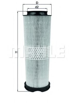 Воздушный фильтр KNECHT/MAHLE LX 943