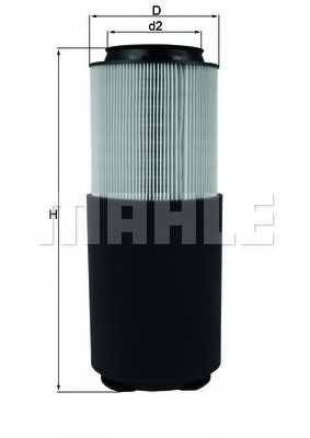 Воздушный фильтр KNECHT/MAHLE LX 976