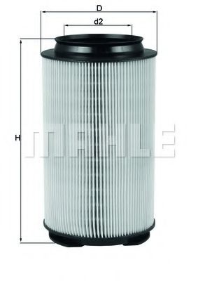 Воздушный фильтр KNECHT/MAHLE LX 1628
