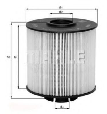 Топливный фильтр KNECHT/MAHLE KX 67/2D