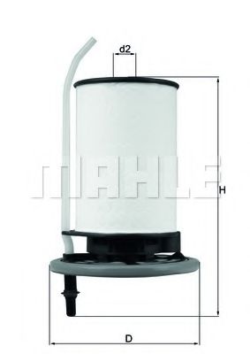 Топливный фильтр KNECHT/MAHLE KX 398