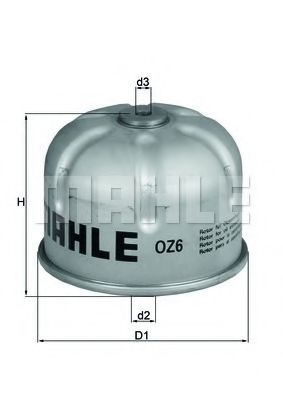 Масляный фильтр KNECHT/MAHLE OZ 6D