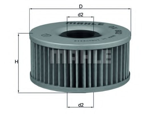 Масляный фильтр KNECHT/MAHLE OX 802