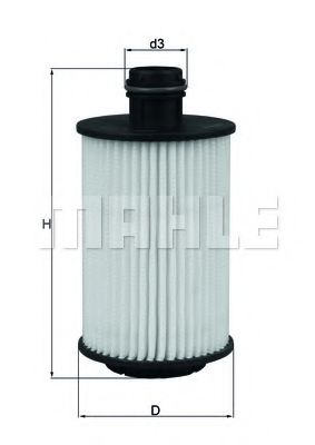 Масляный фильтр KNECHT/MAHLE OX 1012D