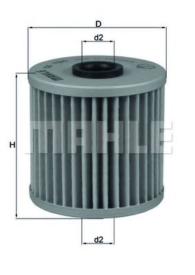 Масляный фильтр KNECHT/MAHLE OX 796