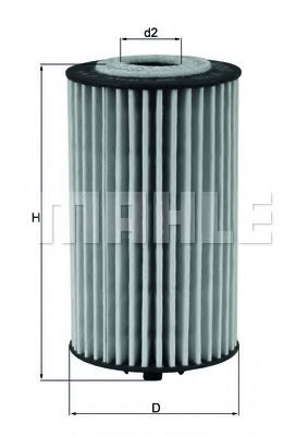 Масляный фильтр KNECHT/MAHLE OX 978D