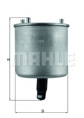 Топливный фильтр KNECHT/MAHLE KL 788