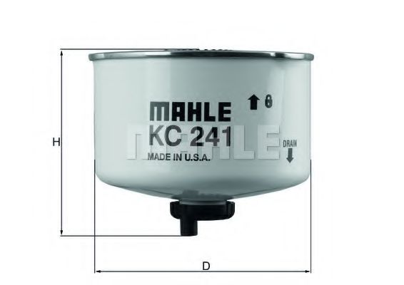 Топливный фильтр KNECHT/MAHLE KC 241D