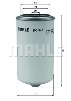 Топливный фильтр KNECHT/MAHLE KC 543