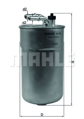 Топливный фильтр KNECHT/MAHLE KL 792