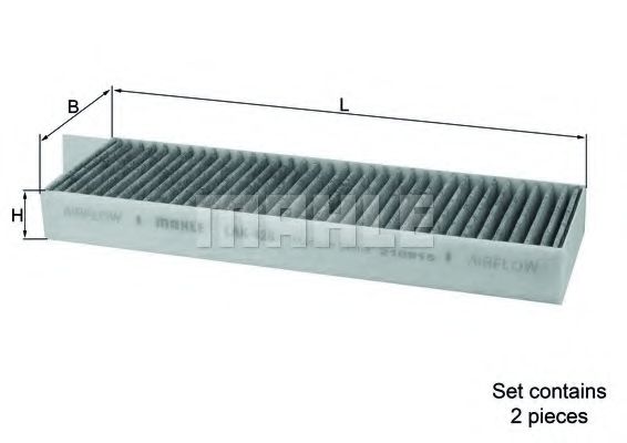 Фильтр салона KNECHT/MAHLE LAK 428/S
