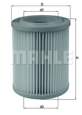 Воздушный фильтр KNECHT/MAHLE LX 1768