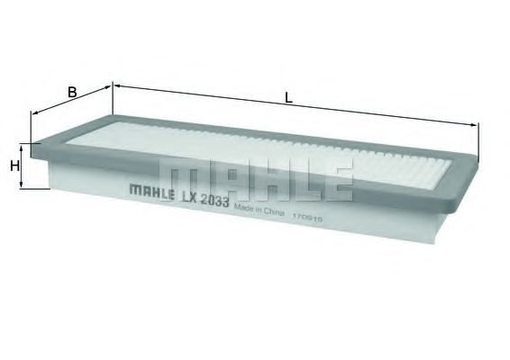 Воздушный фильтр KNECHT/MAHLE LX 2033