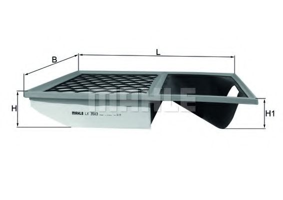 Воздушный фильтр KNECHT/MAHLE LX 3583