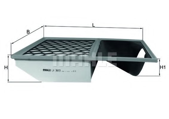 Воздушный фильтр KNECHT/MAHLE LX 3603