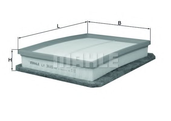 Воздушный фильтр KNECHT/MAHLE LX 3685
