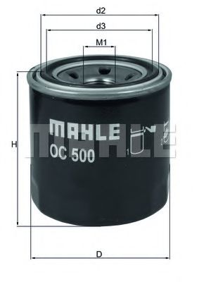 Масляный фильтр KNECHT/MAHLE OC 500