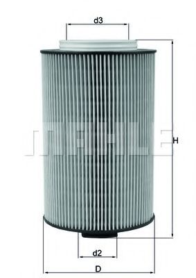 Масляный фильтр KNECHT/MAHLE OX 1028 D