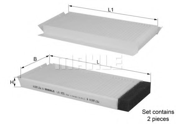 Фильтр салона KNECHT/MAHLE LA 450/S
