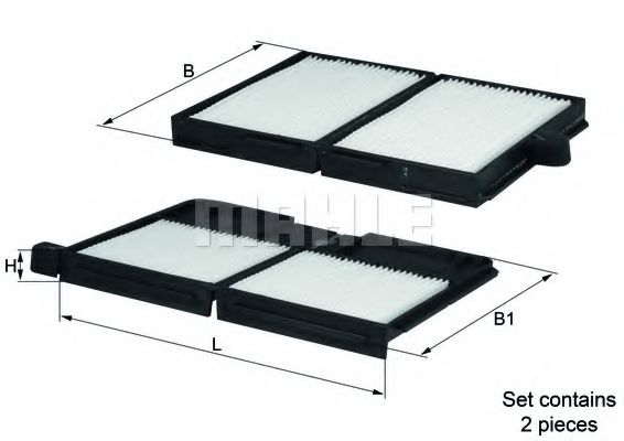 Фильтр салона KNECHT/MAHLE LA 530/S
