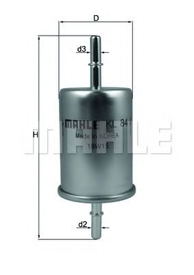 Топливный фильтр KNECHT/MAHLE KL 84