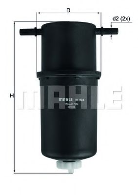 Топливный фильтр KNECHT/MAHLE KL 873