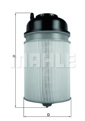 Топливный фильтр KNECHT/MAHLE KX 400D