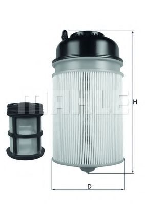 Топливный фильтр KNECHT/MAHLE KX 400 KIT