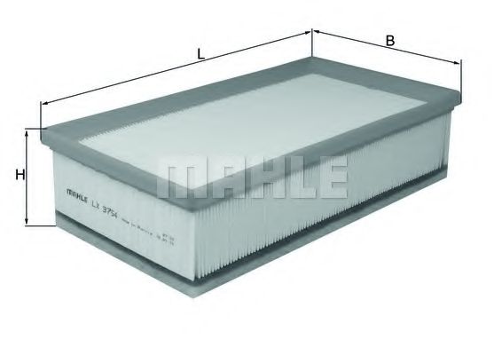 Воздушный фильтр KNECHT/MAHLE LX 3754