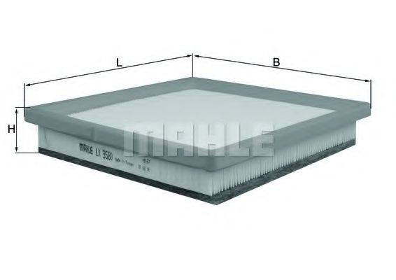 Воздушный фильтр KNECHT/MAHLE LX 3580