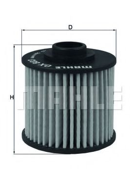 Масляный фильтр KNECHT/MAHLE OX 803