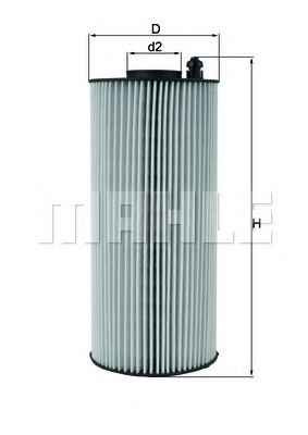 Масляный фильтр KNECHT/MAHLE OX 1059D