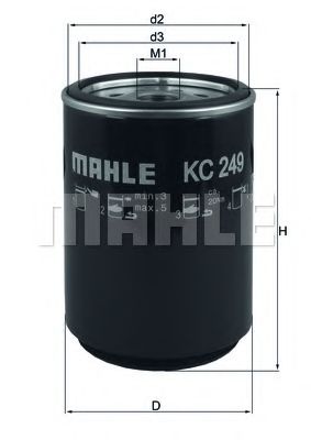 Топливный фильтр KNECHT/MAHLE KC 249D